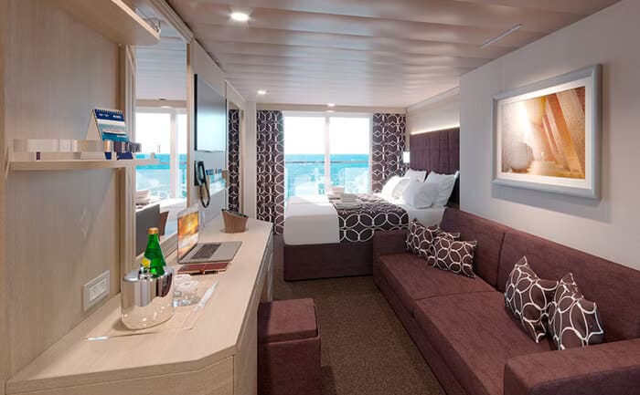 cabina con balcone MSC World Europa