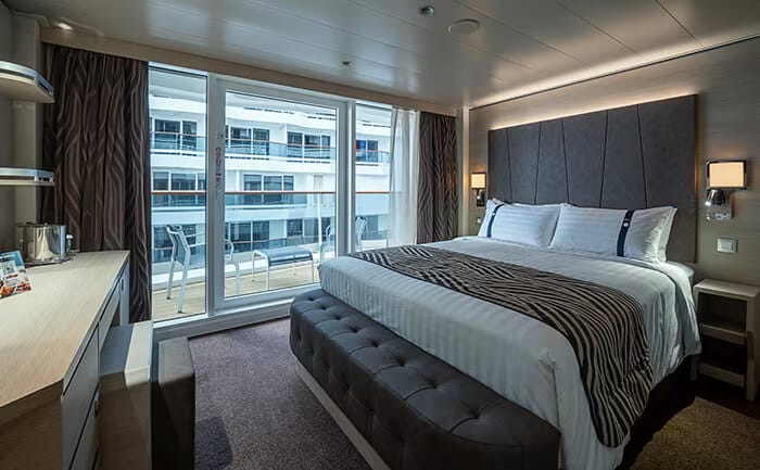 cabina con balcone su promenade MSC World Europa