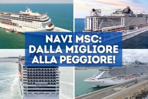 navi migliori e peggiori di MSC