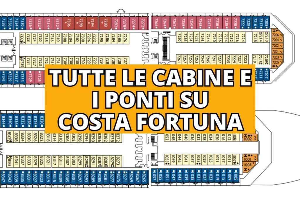 ponti e cabine su costa fortuna