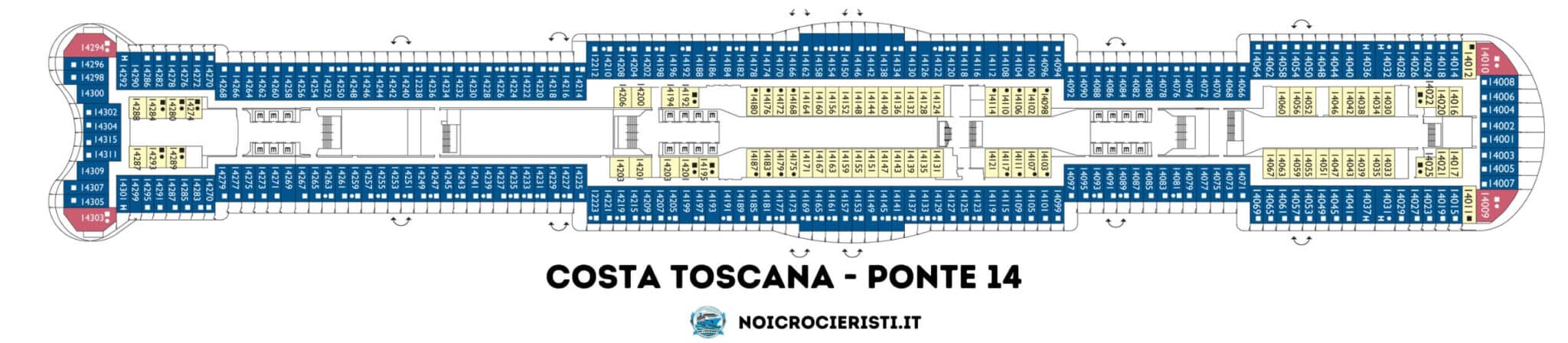 il ponte 14 di Costa Toscana