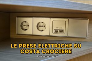 prese elettriche Costa Crociere