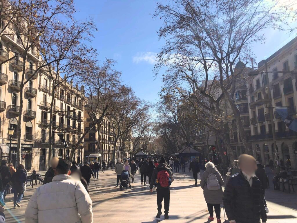 La Rambla a Barcellona