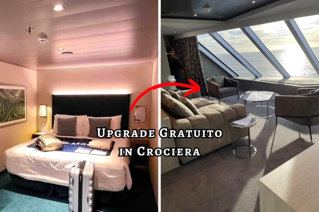 upgrade gratuito in crociera