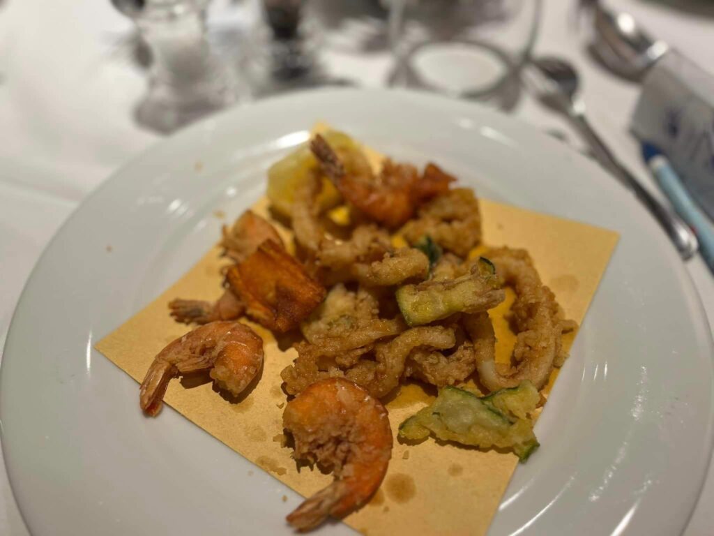 Frittura di calamari e gamberi