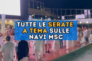 tutte le serate a tema sulle crociere MSC